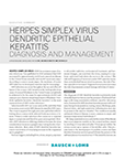 Herpes Simplex Virus Dendritic Epithelial Keratitis. Diagnosis and Management downloadable pdf resource